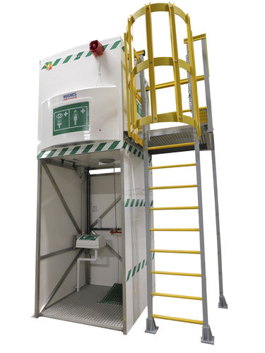 Piattaforma di sicurezza - GRP-LADDER - Hughes Safety Showers