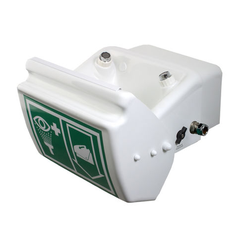 Lavaocchi da parete - STD-45G - Hughes Safety Showers - in plastica / per ambienti pericolosi / da interno
