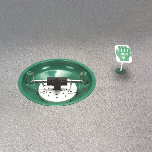 Lavaocchi montato su banco - LAB-85GS/T - Hughes Safety Showers - per ambienti pericolosi / da interno / per laboratorio