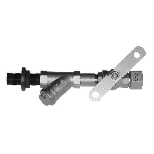 Valvola a sfera - 02 51 075 1859 - Hughes Safety Showers - manuale / igienica / in acciaio inossidabile