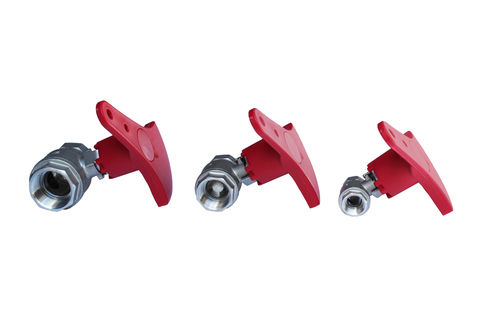Valvola a sfera - 02 37 257 734 series - Hughes Safety Showers - manuale / in acciaio inossidabile