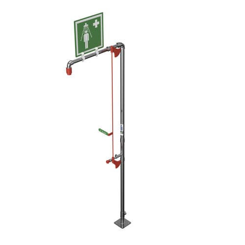 Doccia di sicurezza da terra - EXP-20G - Hughes Safety Showers - da interno / per ambienti pericolosi / non riscaldata