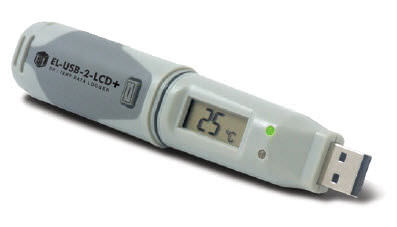 Registratore di dati di temperatura - -35 ... +80 °C, 0 - 100 % RH | EL-USB-2-LCD+ - Lascar Electronics - di umidità relativa / di punto di rugiada / USB