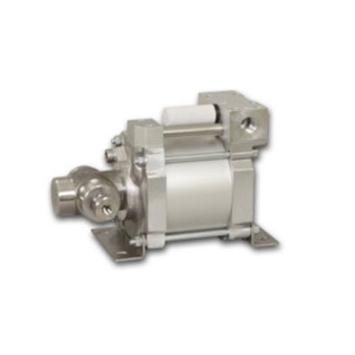 Pompa a pistone - S40-SS - Maximator GmbH - per gas / azionata ad aria / fissa