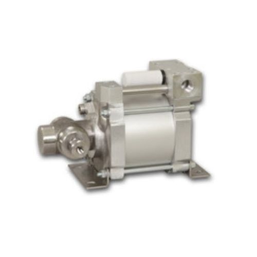Pompa a pistone - S160-SS - Maximator GmbH - per gas / azionata ad aria / fissa