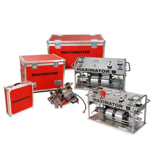 Booster a pistone - DLE  - Maximator GmbH - di gas / di azoto / di ossigeno