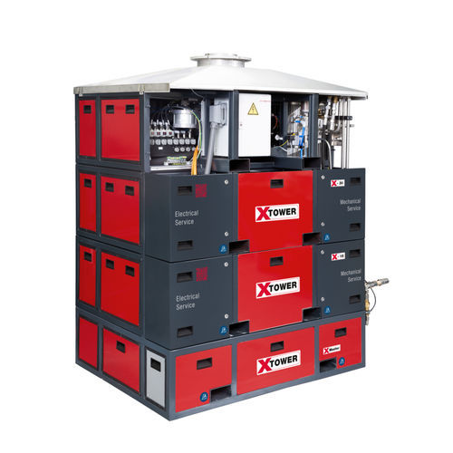 Gruppo compressore di gas - X-TOWER - Maximator GmbH - a pistone / stazionario / autoventilato