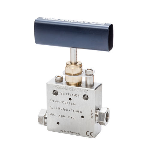 Valvola a spillo - 21V series  - Maximator GmbH - manuale / di regolazione / per gas