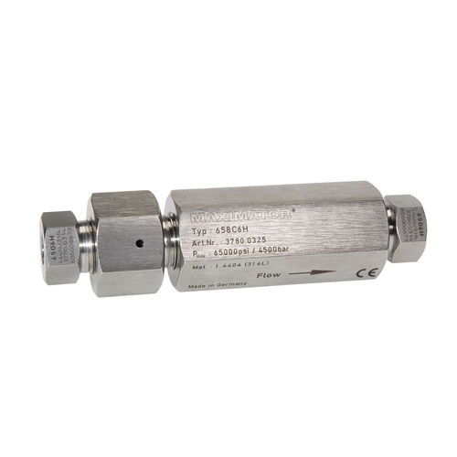 Valvola di ritegno a fungo - 65BC series  - Maximator GmbH - a sfera / per gas / filettata