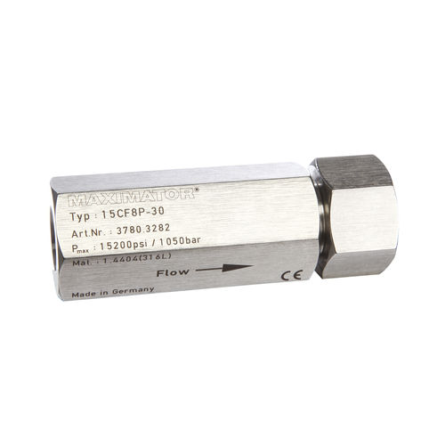 Filtro a gas - Maximator GmbH - a disco / a pressione / per tubi