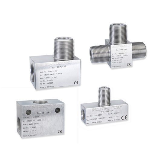 Raccordo pneumatico - 15L series  - Maximator GmbH - ad avvitamento / a croce / a T