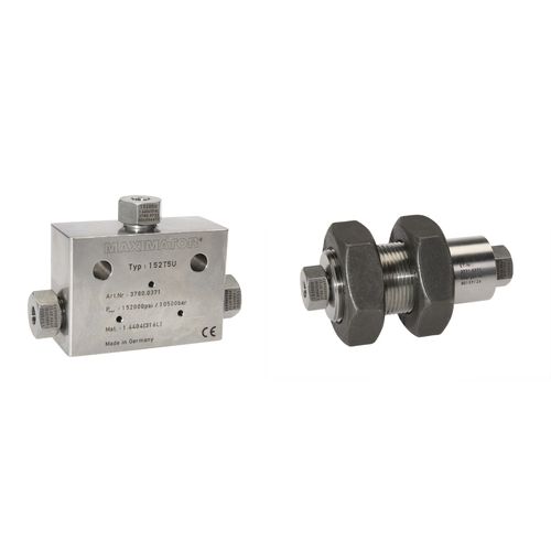Raccordo idraulico - 152 series  - Maximator GmbH - ad avvitamento / in acciaio inossidabile / antivibrazioni