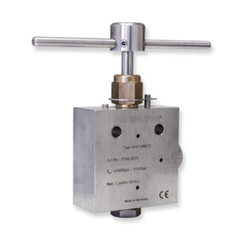 Valvola a otturatore - 43V series - Maximator GmbH - manuale / di regolazione / per gas