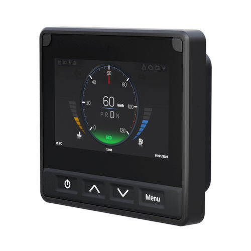 HMI display - MO 661 series - Makersan - con tastiera / ad incastro / montato su veicolo