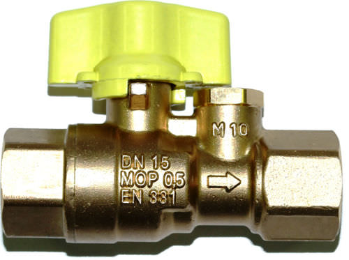 Valvola a sfera - SIRAL - manuale / di controllo / per gas