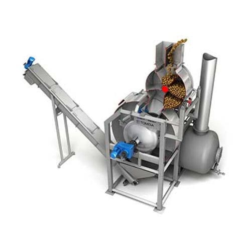 Pelatrice per patate - Eco series - Tomra - a vapore / automatica