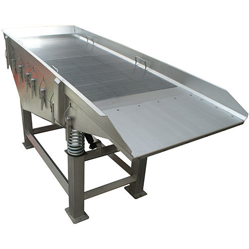 Tavola vibrante per l'industria agroalimentare - PG 18 series - Pigo - in acciaio inossidabile