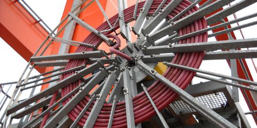 Avvolgitore di cavi - Cavotec - a motore / per cantiere di costruzione / per miniere