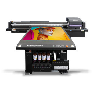 Plotter grafico a getto di inchiostro UV - JFX200-1213 EX - Mimaki Engineering Co. Ltd - a colori / ad alta velocità