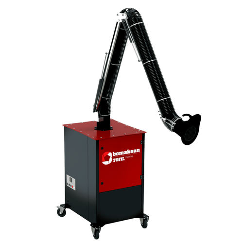 Aspiratore di fumo mobile - TOFILmono - Bomaksan Industrial Air Filtration Systems - di saldatura / di rettifica / a cartuccia