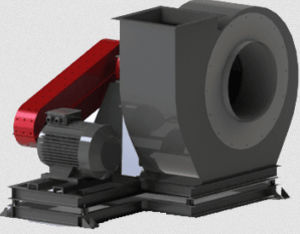 Ventilatore con trasmissione a cinghia - Bomaksan Industrial Air Filtration Systems - da terra / radiale / di estrazione