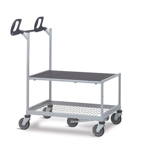 Carrello da trasporto - KT-Tx series - Wanzl Metallwarenfabrik GmbH - in metallo / con ripiano / multiuso