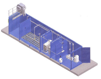 Bioreattore a membrana - CTN series - B&P Water Technologies srl - per trattamento di acque reflue / di processo / di metalli