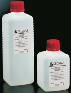 Bottiglia in polipropilene - Normax - Fábrica de Vidro Científico - con tappo
