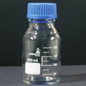 Bottiglia in vetro borosilicato - Normax - Fábrica de Vidro Científico - con tappo
