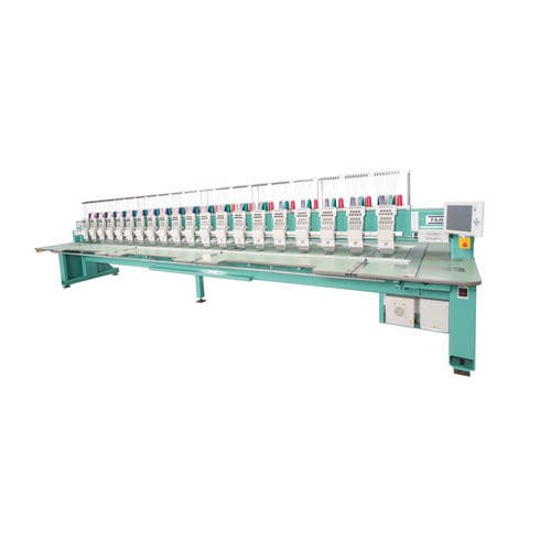 Macchina da ricamo multitesta - TMCS-VF series - Tajima - con 9 aghi / CNC / piatta