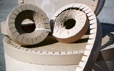 Angolare di protezione per rotoli - Eredi Caimi S.r.l. - in cartone