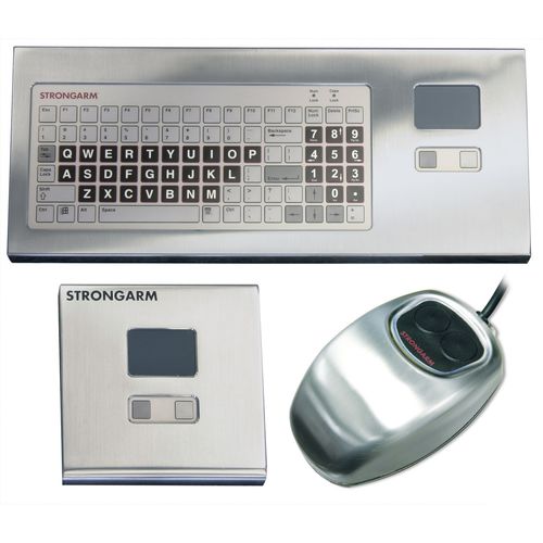Tastiera ad incastro - Strongarm Designs - a tasti meccanici / con touchpad / con trackball