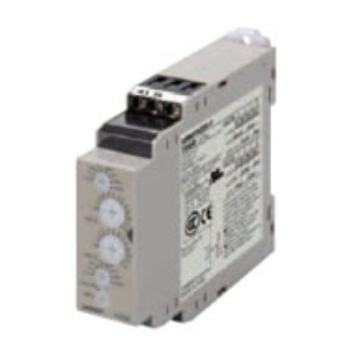 Temporizzatore statico - H3DK-F  - OMRON - su guida DIN / per interruttore