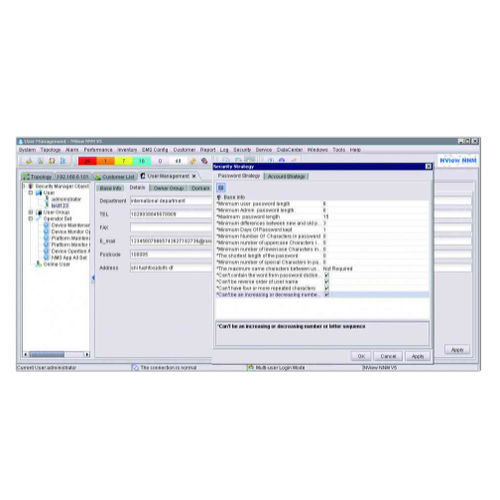 Software di gestione - Raisecom Technology Co., Ltd. - di controllo accessi
