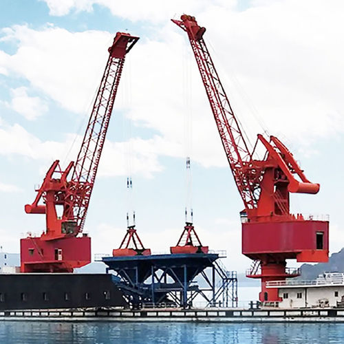 Gru portuale galleggiante - Henan Weihua Heavy Machinery Co., Ltd - fissa / di carico / di scarico