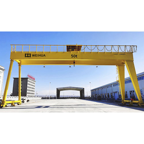 Gru a cavalletto bitrave - Henan Weihua Heavy Machinery Co., Ltd - su guida di scorrimento / per opere di ingegneria civile / per officina