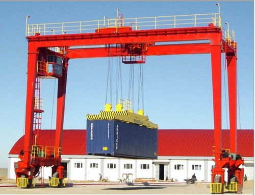 Gru a cavalletto su guida di scorrimento - Henan Weihua Heavy Machinery Co., Ltd - per container / idraulica