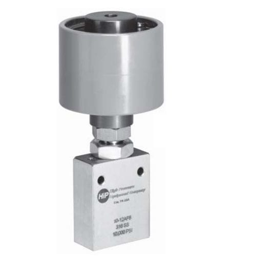 Valvola a pistone - F series  - HIP - manuale / per aria / normalmente chiusa