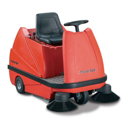 Spazzatrice uomo a bordo - TWIN TOP 1100 SERIES - Stolzenberg - idraulica / elettrica / da interno