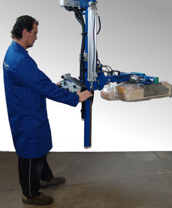 Manipolatore pneumatico - FAMATEC - con sistema di serraggio / per movimentazione / per formaggio