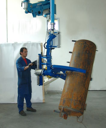 Manipolatore pneumatico - FAMATEC - con presa / per componenti meccaniche / per container