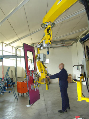 Manipolatore a ventosa - FAMATEC - per porta / da terra / per applicazioni ferroviarie