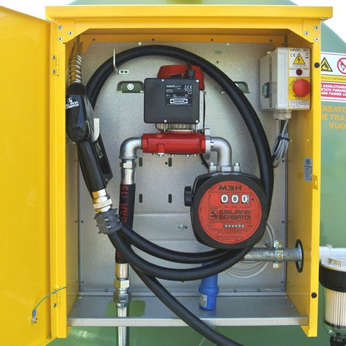 Armadio di stoccaggio e di distribuzione - TF - Emiliana Serbatoi - a parete / per carburante / IP55
