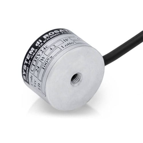 Elettromagnete di fermo - CT series - SYSTEM DI ROSATI - compatto / a blocco magnetico / elettromagnetico