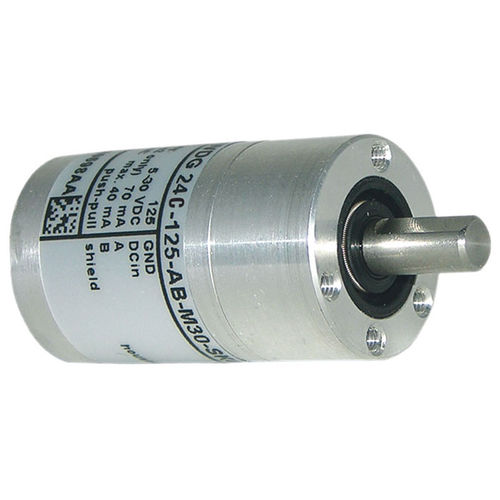 Encoder rotativo incrementale - WDG 24C - Wachendorff Automation GmbH & Co. KG - ad effetto Hall / ad albero pieno / con flangia sincronizzata