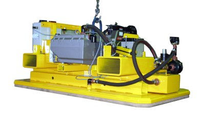 Ventosa di sollevamento per lastre di calcestruzzo - Kilner Vacuumation - per carichi pesanti / orizzontale / diesel