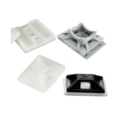 Supporto di montaggio per fascetta di cablaggio ad avvitamento - SR1718 - Essentra Components - autoadesivo