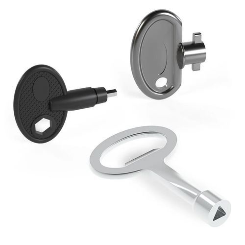 Nottolino a chiave - SR5501 - Essentra Components - in zinco / in lega di zinco / cromato