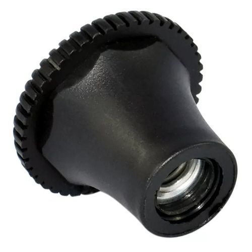 Manopola push-pull - 10559086 - Essentra Components - zigrinata / in plastica