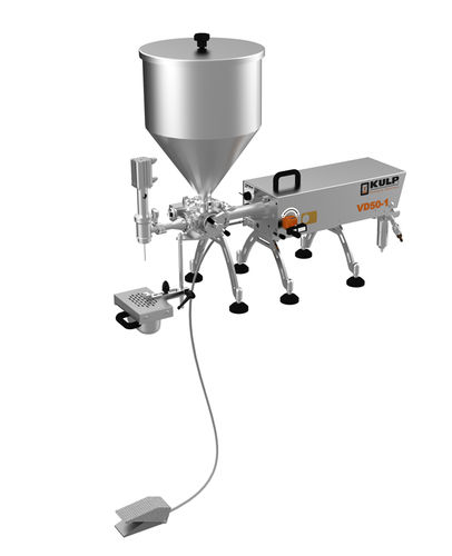 Macchina di riempimento semiautomatica - VD0050+SN01 series - Kulp Makina - per bottiglie / per prodotti viscosi / per liquidi